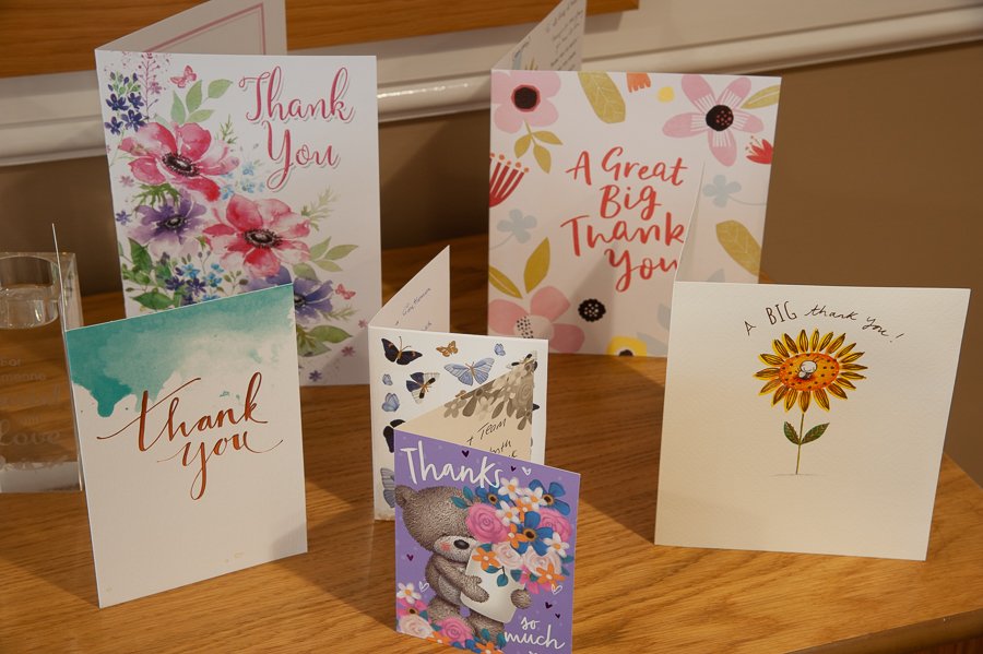 Halliwell Heath Hayes funeral home thank you cards