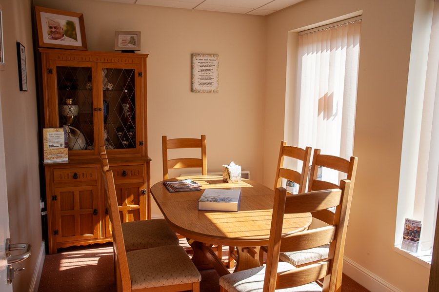 Halliwell Heath Hayes funeral home room for families