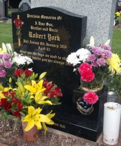Headstone for Robert York